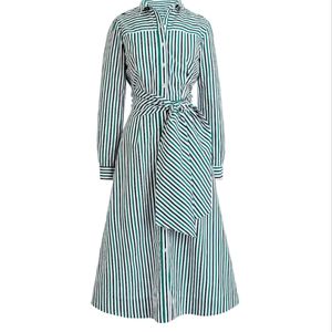 J. Crew striped shirt dress